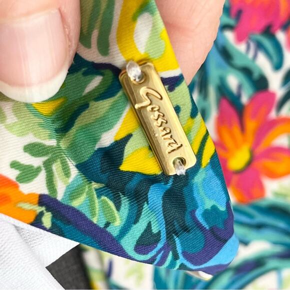 Gossard Floral 2 Piece Bikini Set Halter Neck Swimsuit Woman size XS - Picture 5 of 13